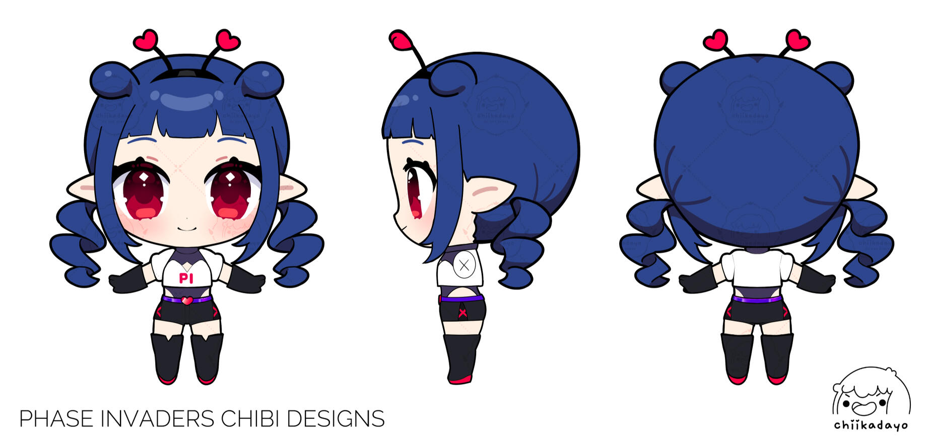 phase invaders chibi turnaround dizzy