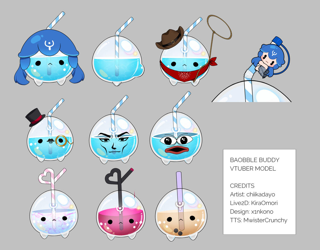 baobble buddy vtuber model