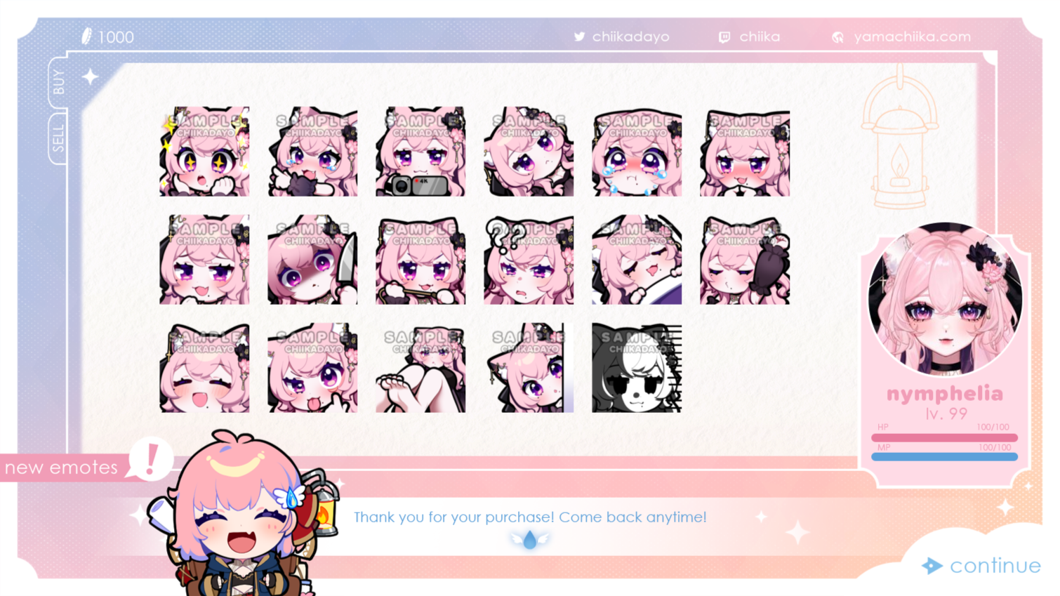 nympehlia Emotes